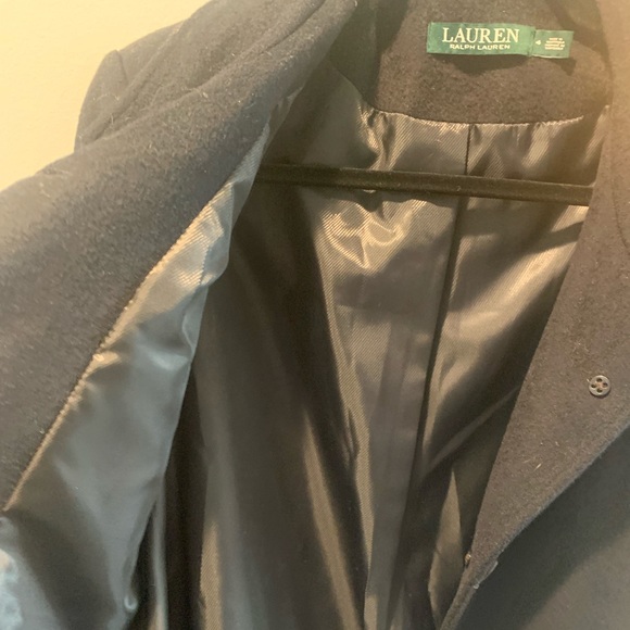 Ralph Lauren Wool Coat - Navy size 4 - Picture 12 of 15